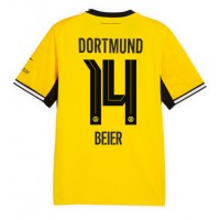 Stroje piłkarskie Borussia Dortmund Maximilian Beier #14 Koszulka Podstawowej 2026-27 Krótki Rękaw